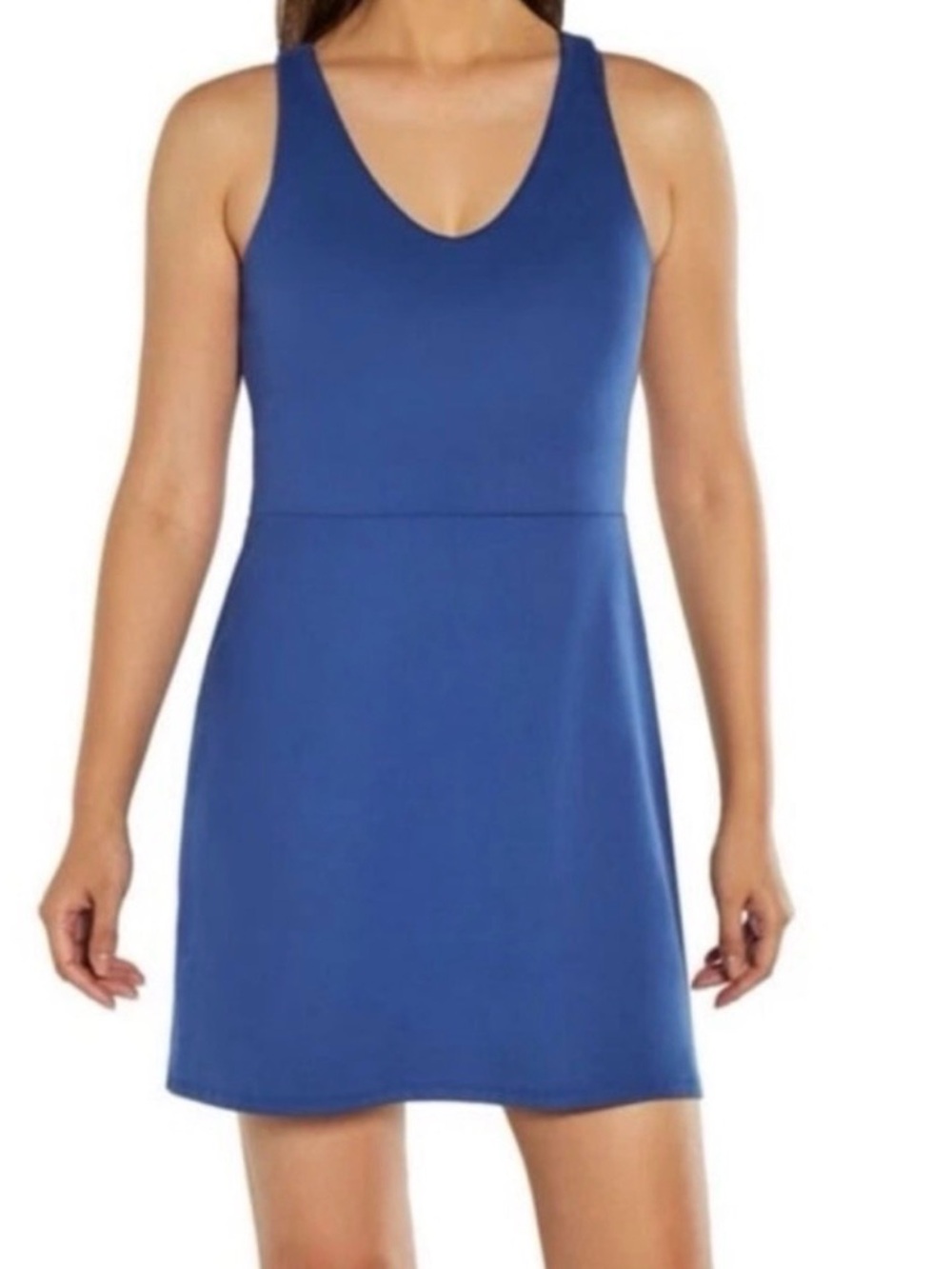 GAP Royal Blue Sleeveless V-Neck Dress